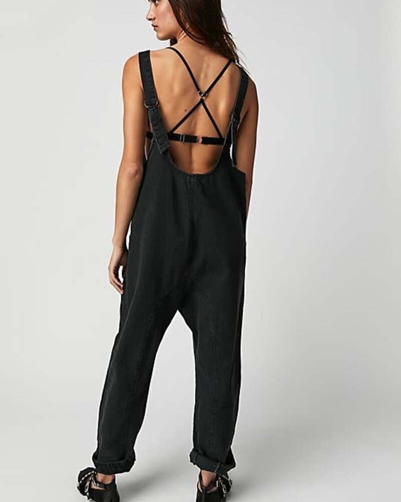 Free People High Roller Jumpsuit | Black