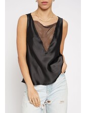 Rocko Rhinestone Tank | Black