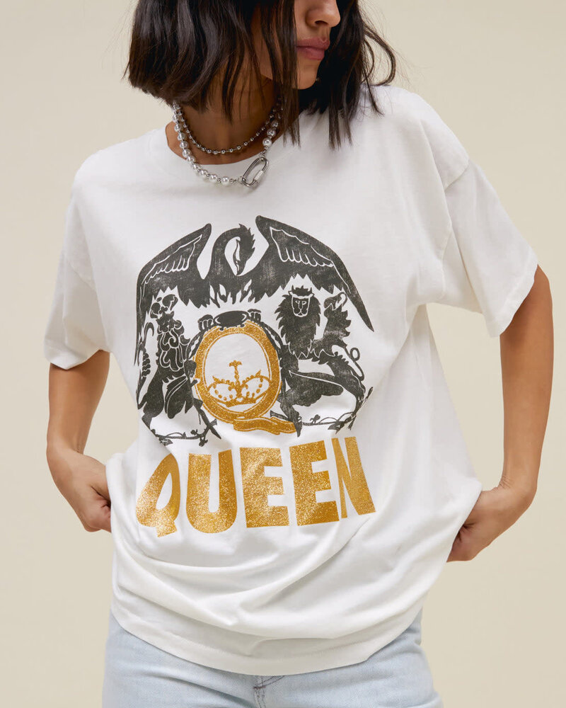 Queen Glitter Crest Tee