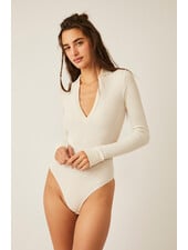 Free People Do It Right Bodysuit | Cream