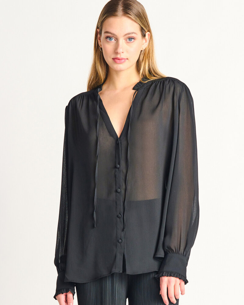 Harrington Blouse | Black