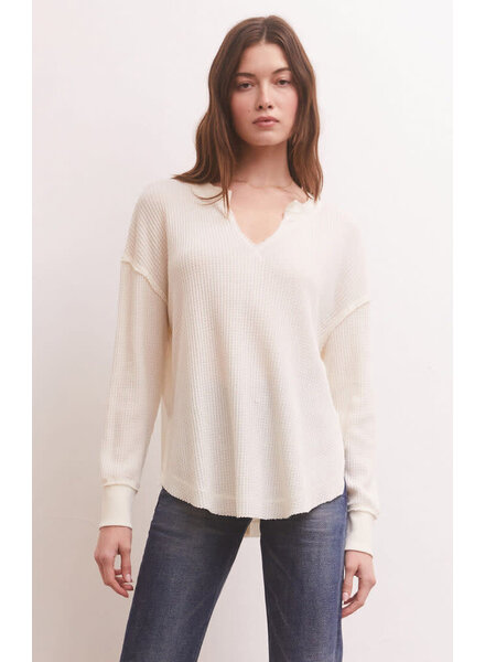 Z Supply Driftwood Thermal Top | Sand