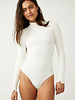 Free People XYZ Recycled Bodysuit | Ivory