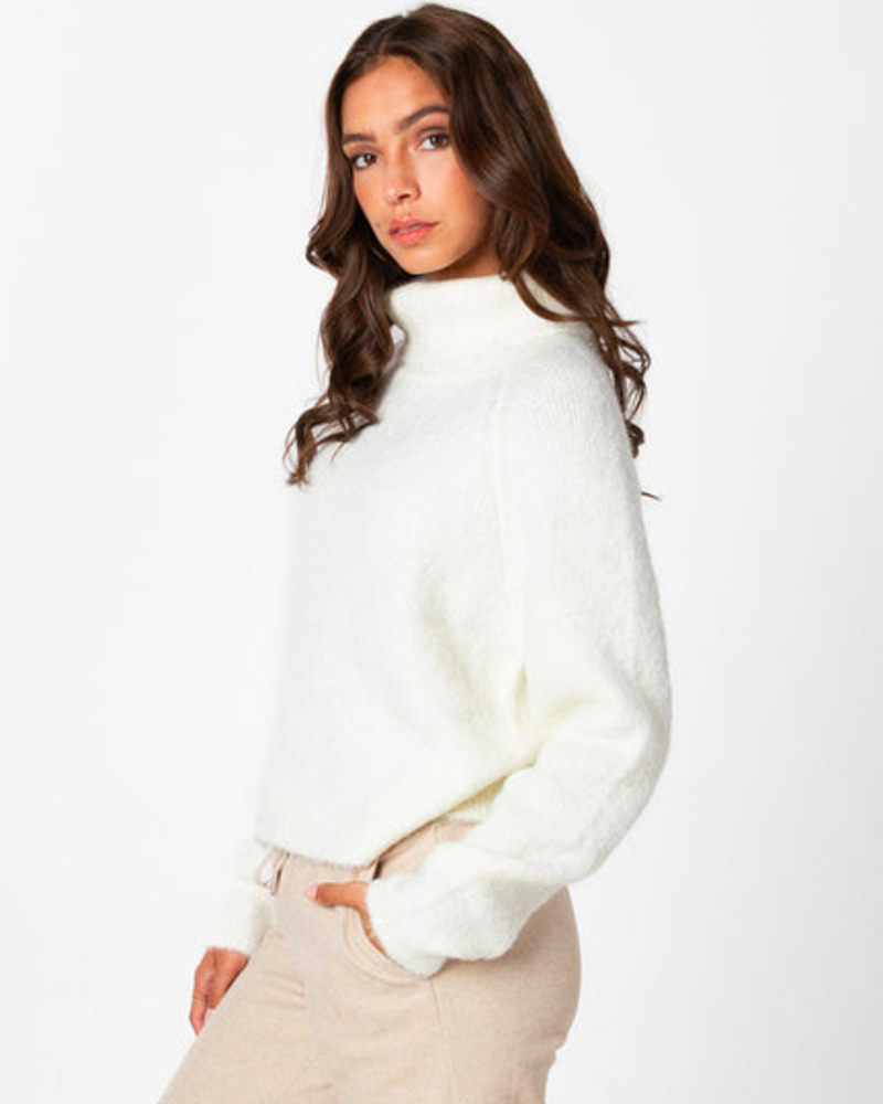 Knit Crop TN Sweater | Ivory