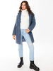 Relaxed Teddy Overcoat | Blue