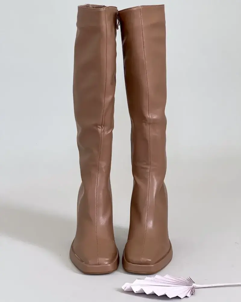 Lorelai Knee-High Boots | Coffee