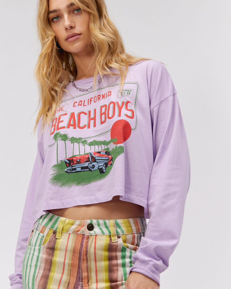 Beach Boys Crop LS Merch Tee