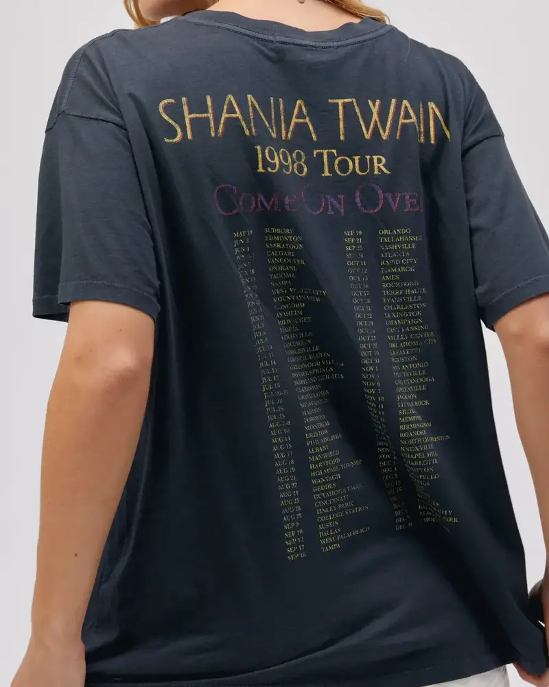 Shania Twain Come On Over 1988 Merch Tee