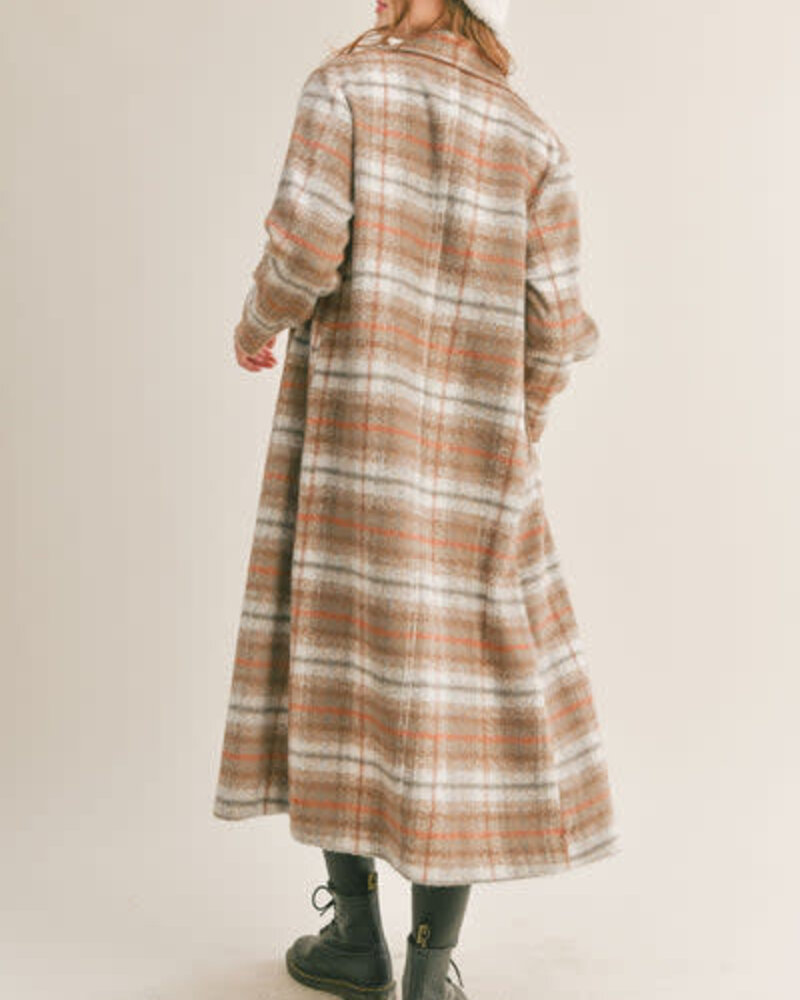 Jodi Plaid Coat