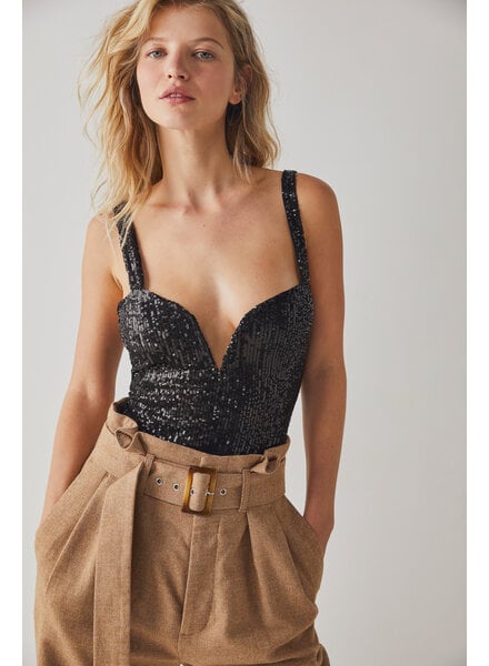 Free People Sparks Fly Bodysuit