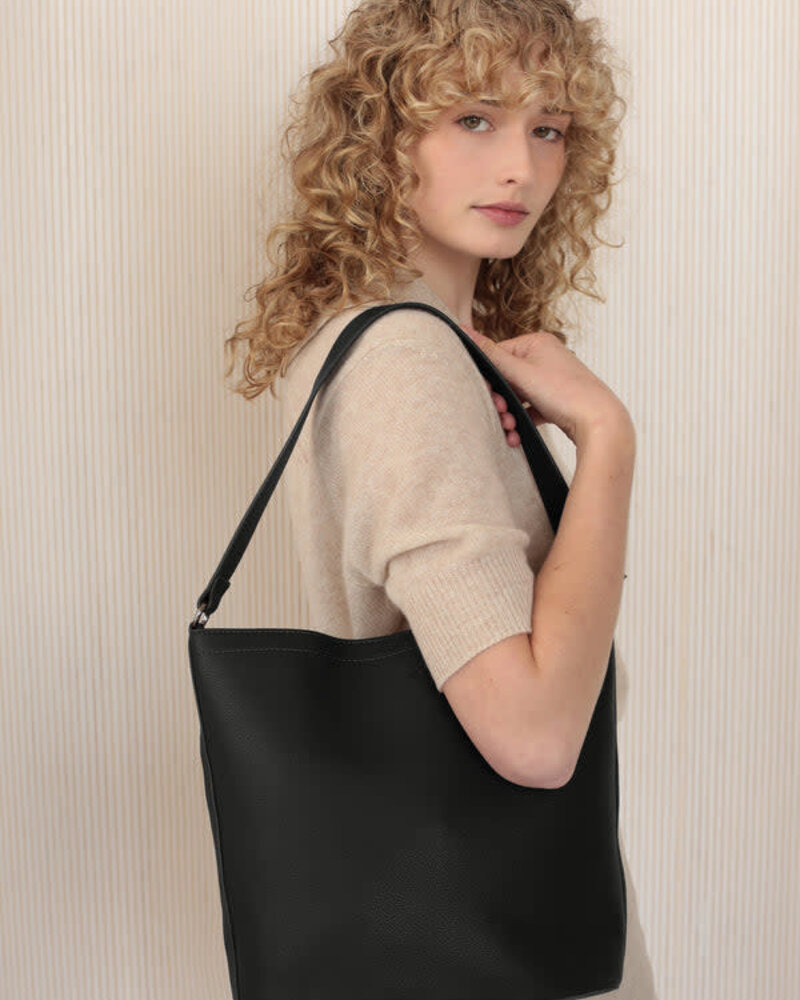 Mia Bucket Bag - Black