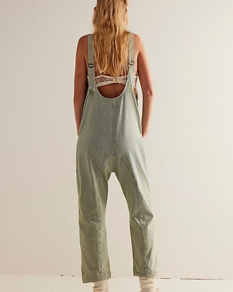 Free People High Roller Railroad Jumpsuit