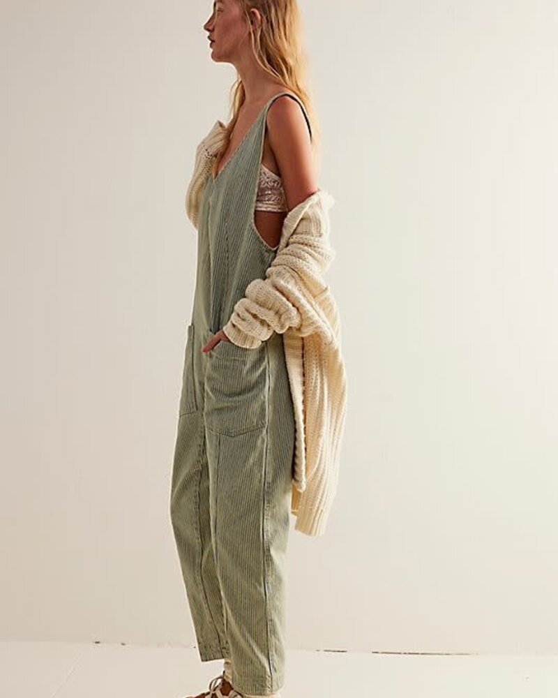 Free People High Roller Railroad Jumpsuit