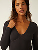 Free People Meg Bodysuit | Black