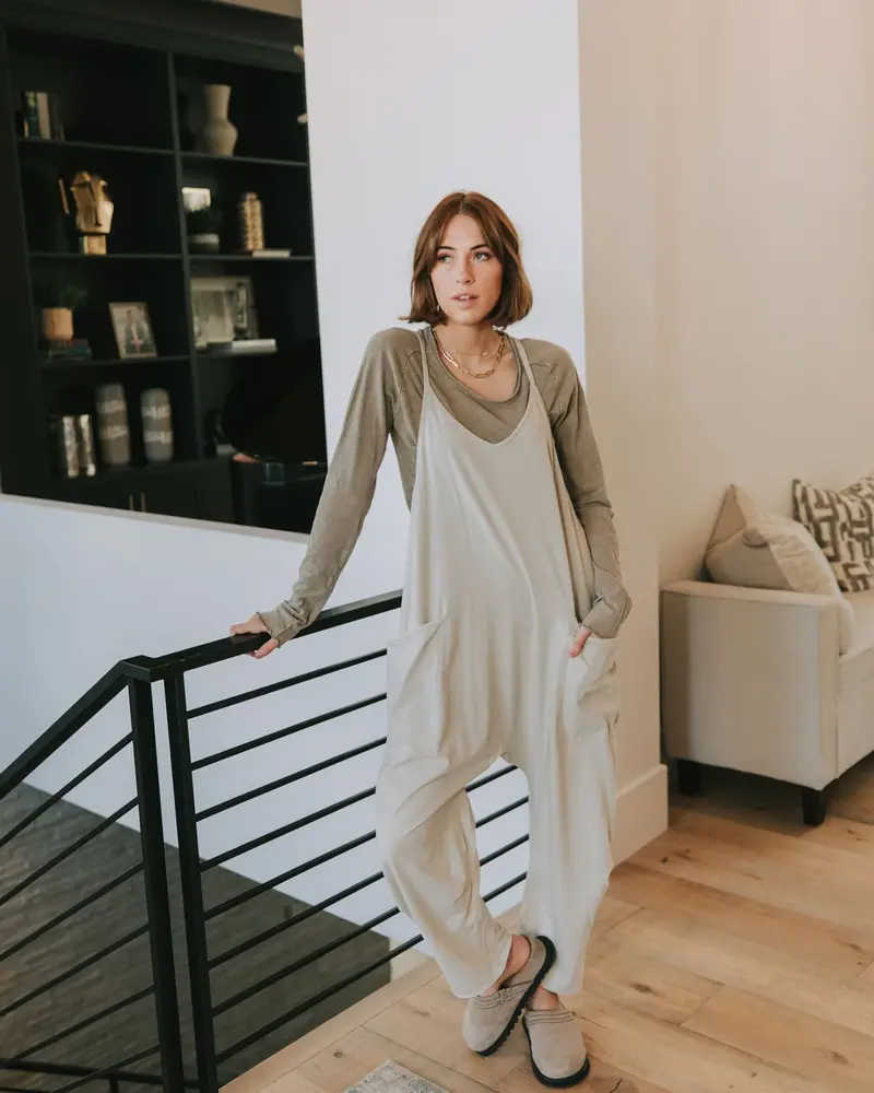 Free People Hot Shot Onesie | Mocha