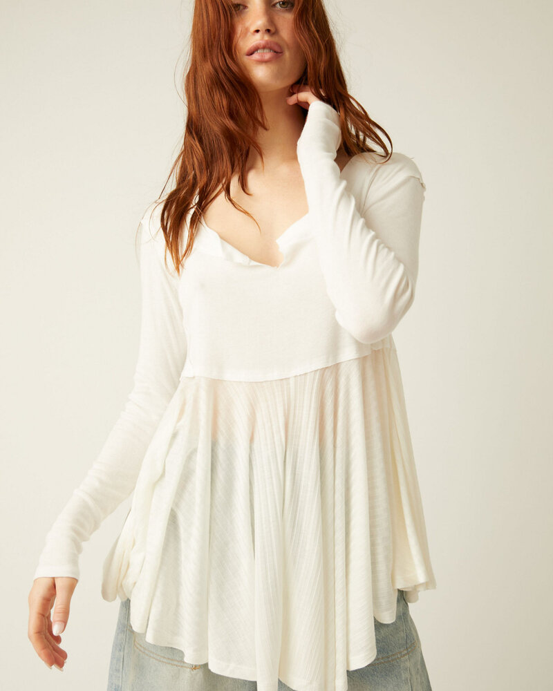 Free People Clover Babydoll | Ivory