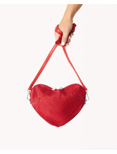 Lello Cross Body Bag | Red Rhinestone