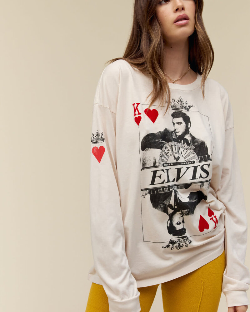 Elvis King Of Hearts Long Sleeve