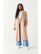 Eliana Knit Trench | Taupe