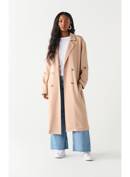 Eliana Knit Trench | Taupe