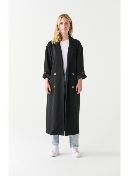 Eliana Knit Trench | Black