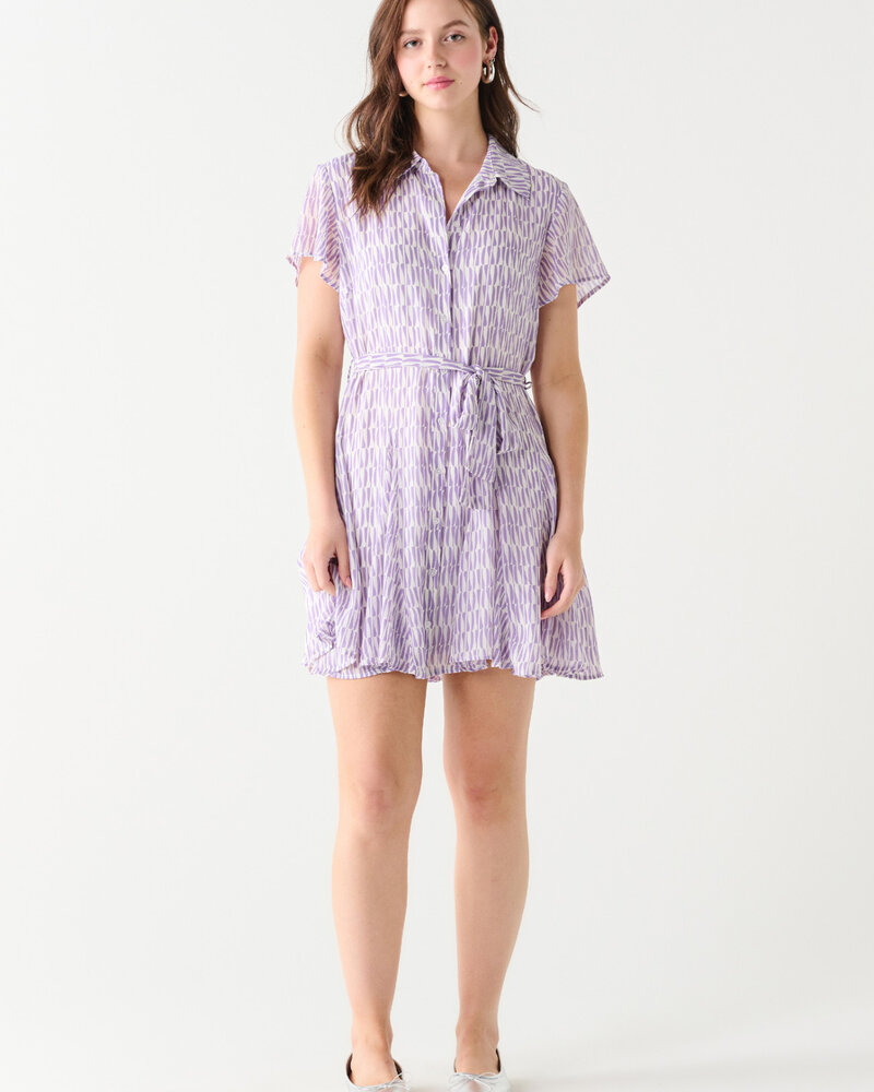 Michelle Belted Shirt Dress