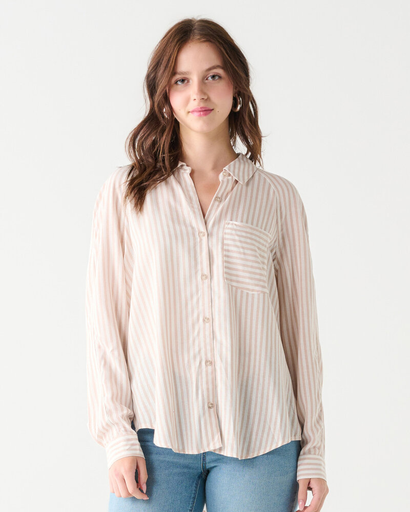 Briar Tan Stripe Blouse