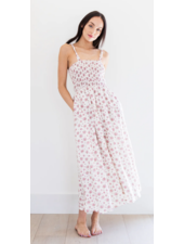 Laina Tie Shoulder Maxi Dress | Raspberry