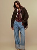 Free People Final Countdown Cuffed Low-Rise Jeans | Wire