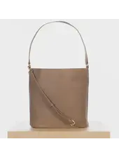 Mini Mia Bucket Bag | Taupe