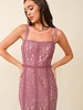 Laura Mulberry Lace Dress