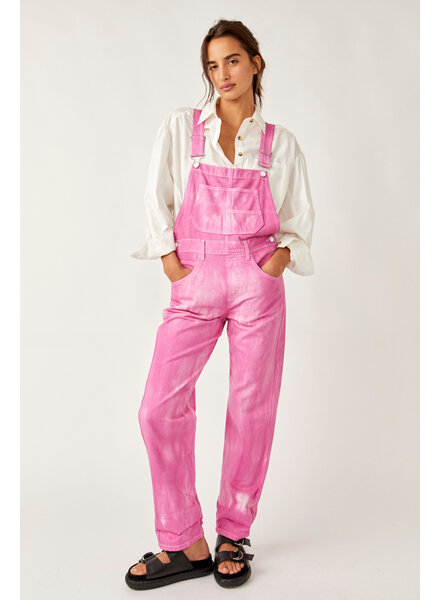 Free People Ziggy Denim Overall | Pink