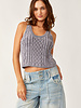 Free People High Tide Cable Tank | Sky