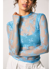 Free People Lady Lux Layering Top | Blue Bell