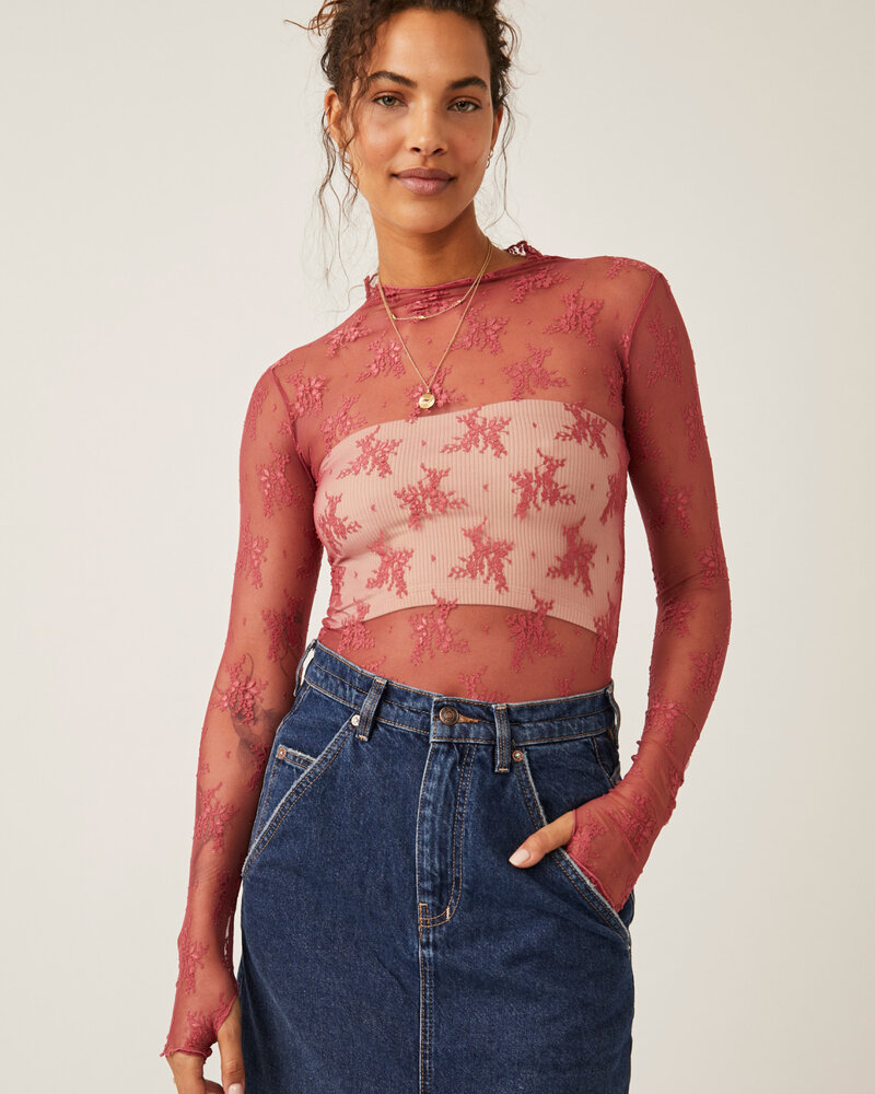 Free People Lady Lux Layering Top | Venetian Red