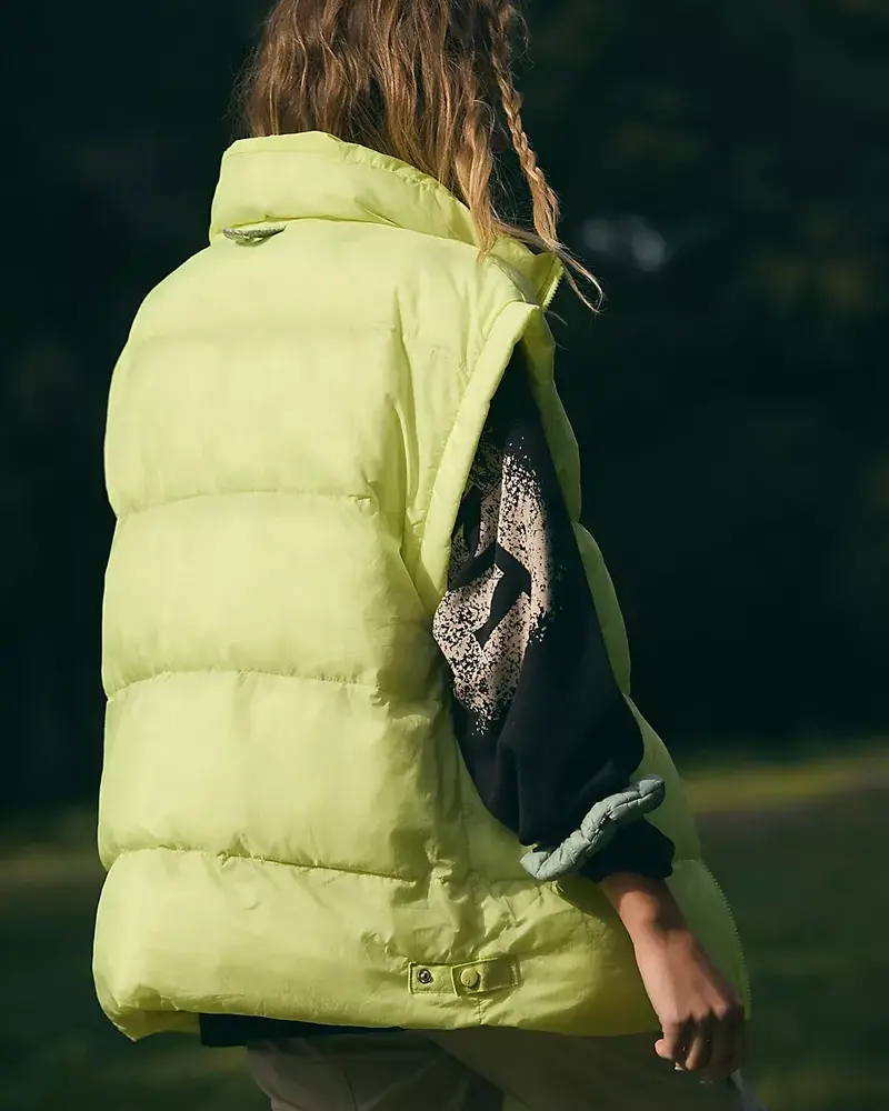 Free People In A Bubble Puffer Vest  | Citrus