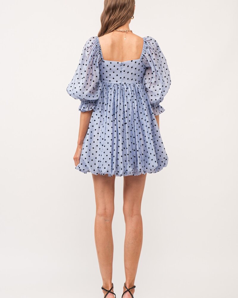 Jacquelyn Blue Mini Dress