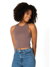 Bamboo Ribbed Tank | Chestnut
