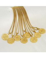 Zodiac Necklace | Gold