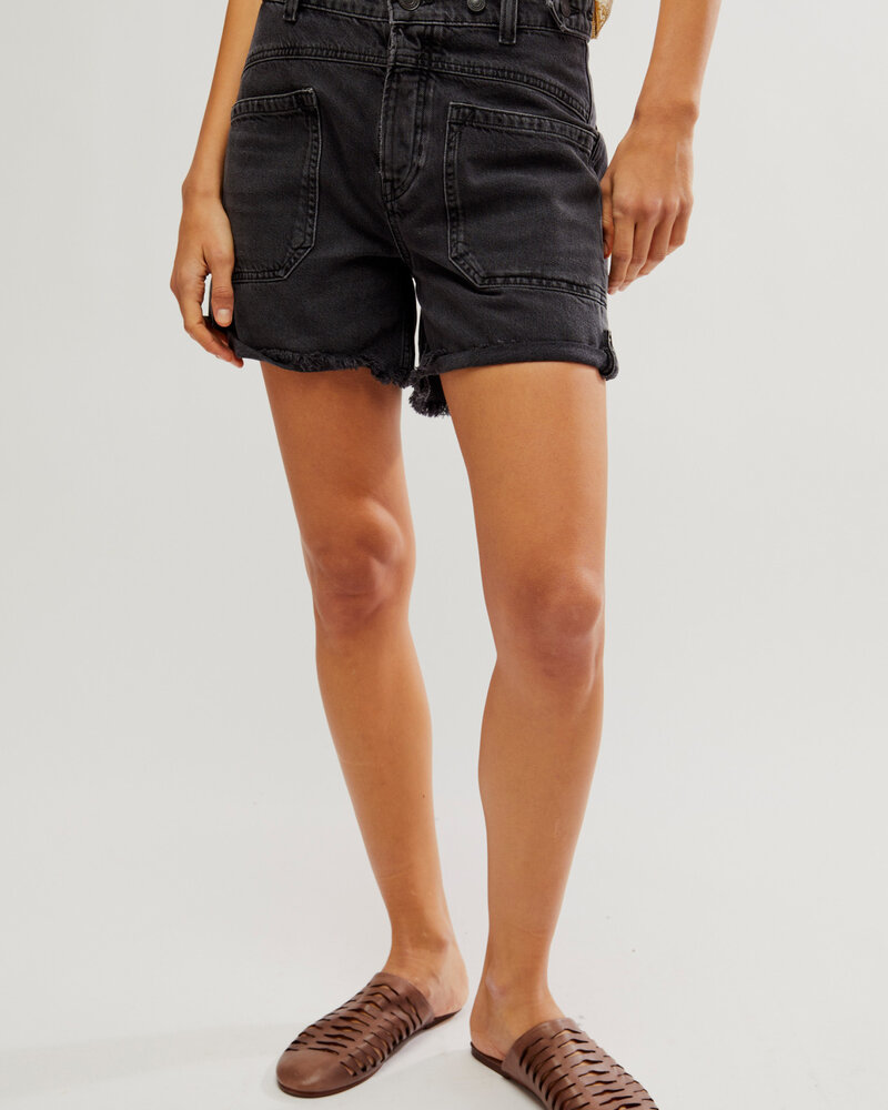 Free People Palmer Shorts | Black