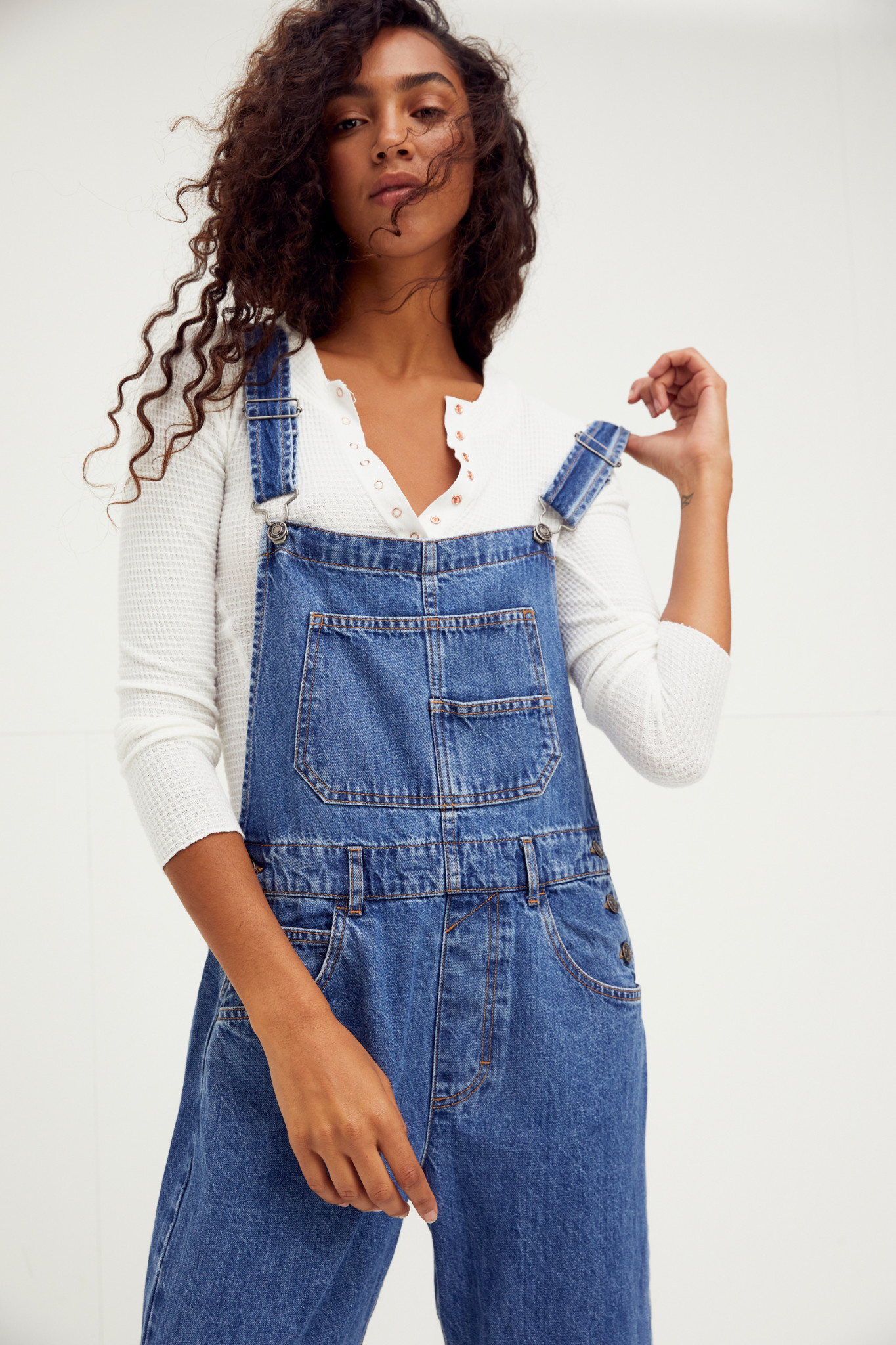 Free people jean overalls outlet