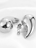 Viola Teardrop Earrings | Silver