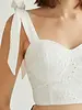Bella Embroidered Sweetheart Bustier Top