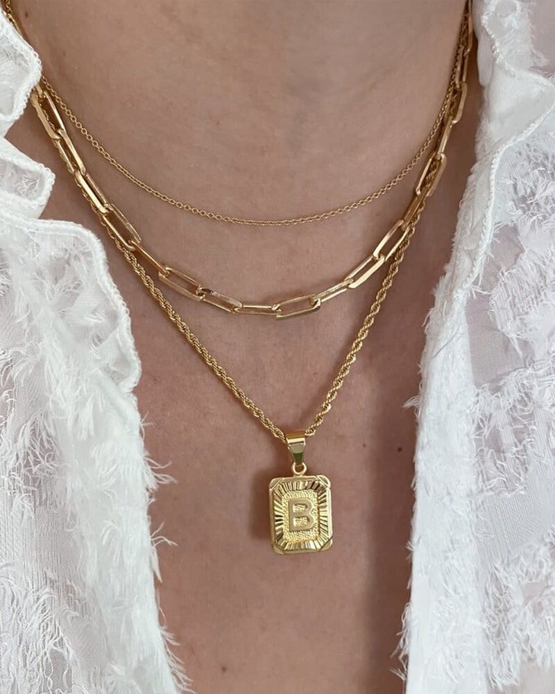 Initial Necklace | Gold