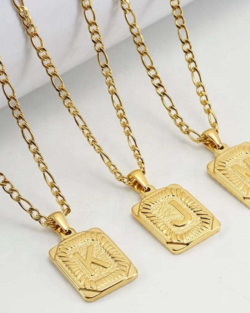Initial Necklace | Gold