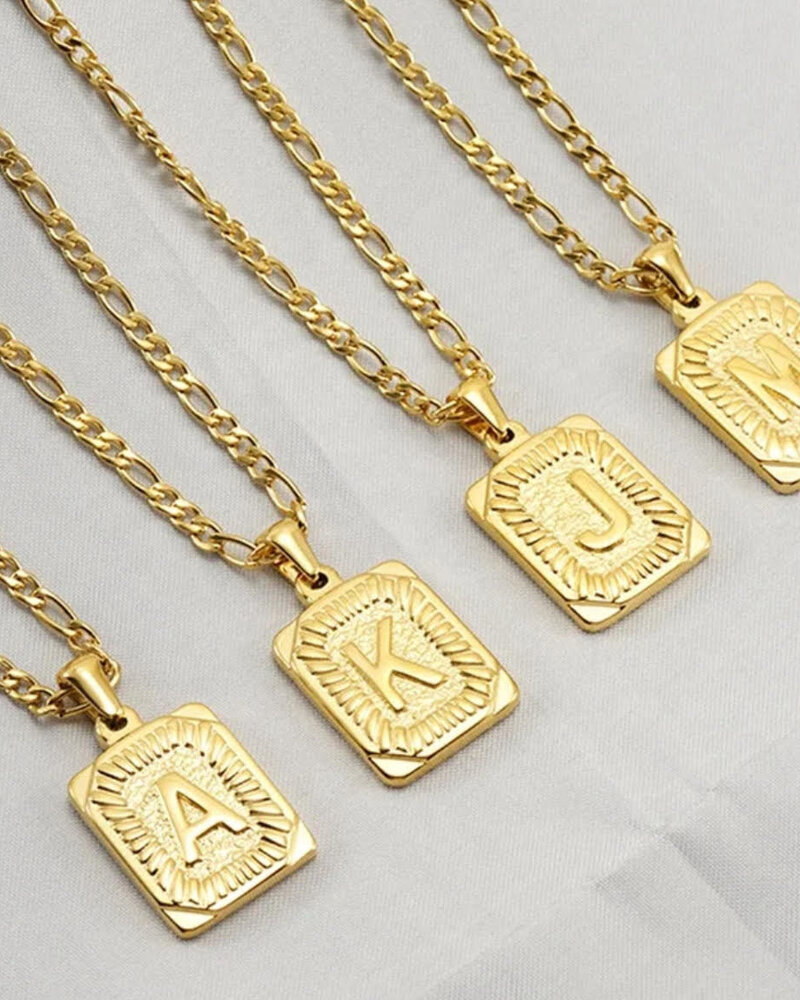 Initial Necklace | Gold