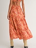 Hot Spot Tiered Maxi Skirt