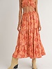 Hot Spot Tiered Maxi Skirt