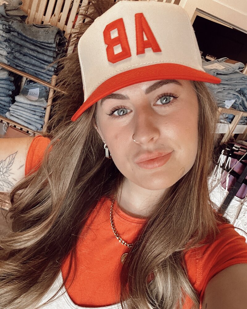 AB Two Toned Hat | Red