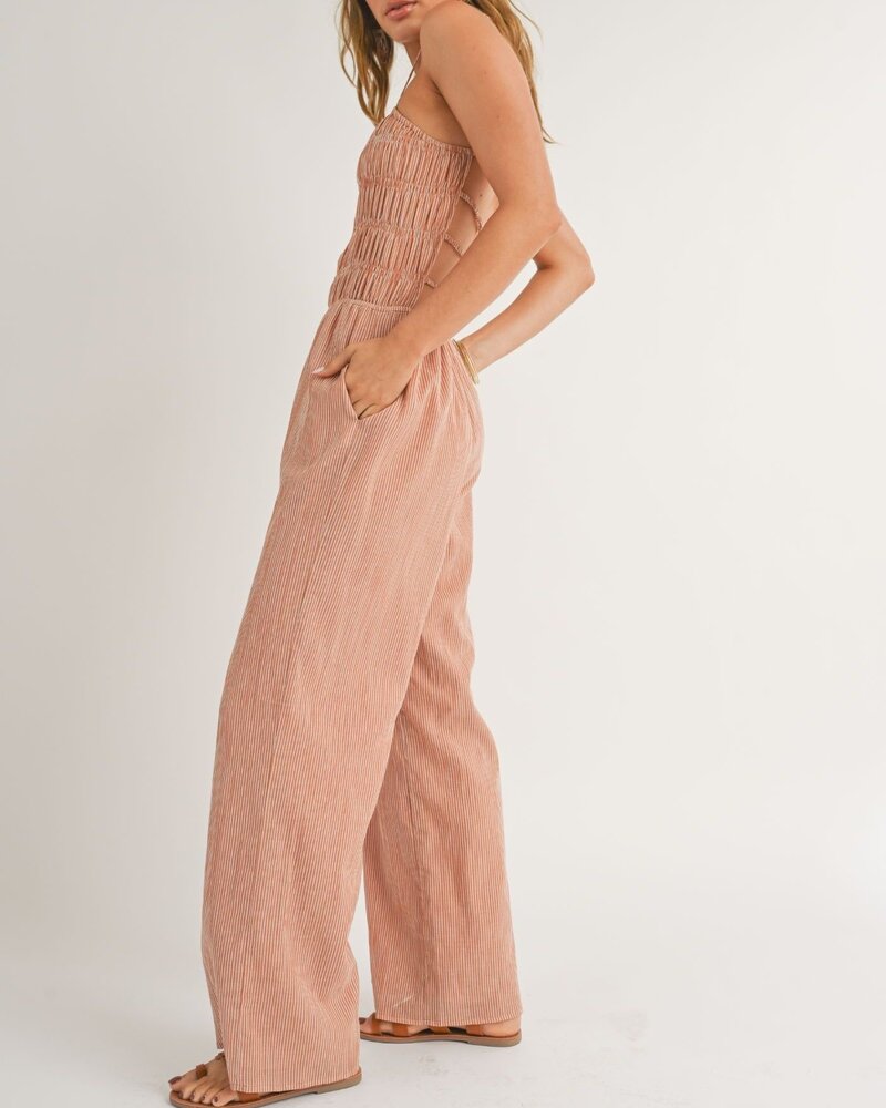 Canyon Land Open Back Jumpsuit